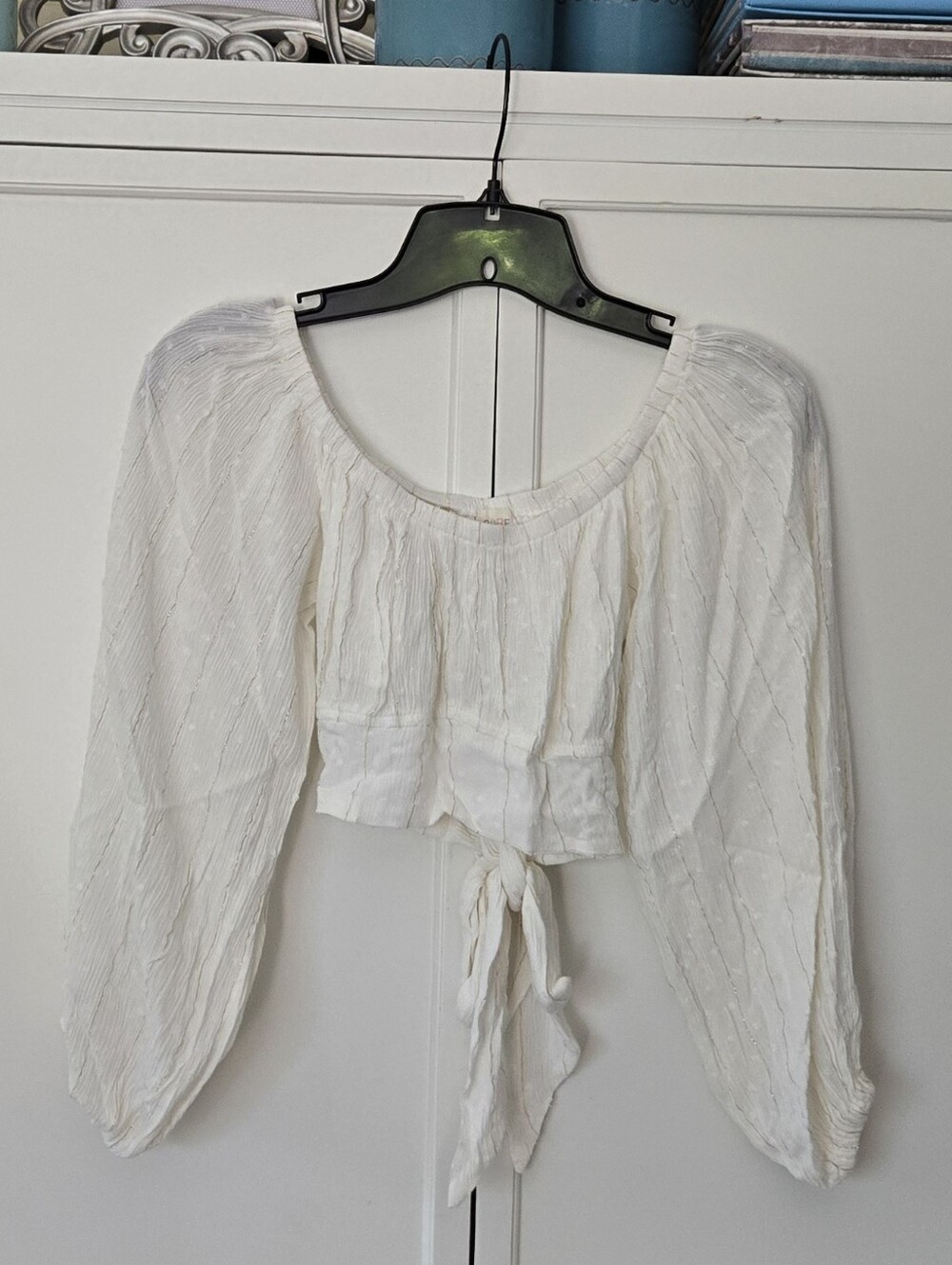 Surf Gypsy Tie-Back Peasant Blouse